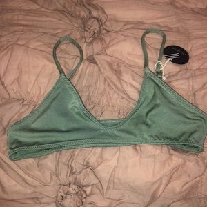 Green sommer swim bikini top